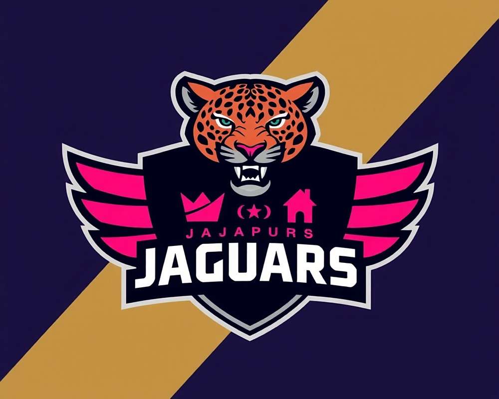 Jaipur Jaguars - Indo-Volleyball Premier League Jaipur Jaguars team logo with pink accents